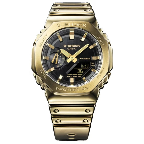 G-SHOCK Analog-Digital Men's Watch Casio GM-2100YMG-9AJF FINE METALLIC SERIES Gold Metal Bezel