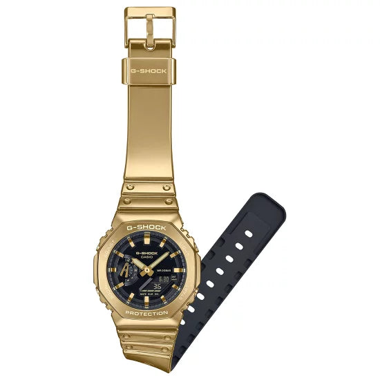 G-SHOCK Analog-Digital Men's Watch Casio GM-2100YMG-9AJF FINE METALLIC SERIES Gold Metal Bezel