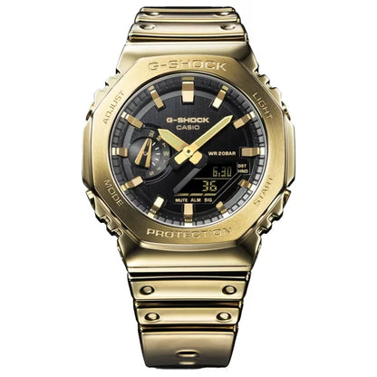 G-SHOCK Analog-Digital Men's Watch Casio GM-2100YMG-9AJF FINE METALLIC SERIES Gold Metal Bezel